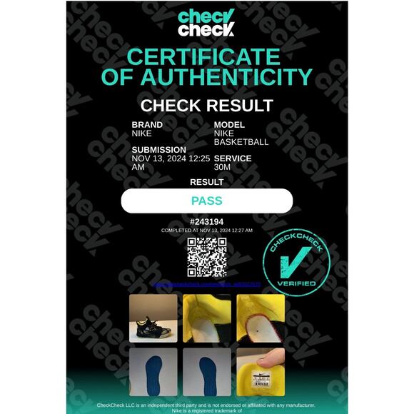 Genuine Nike Men's Paul‎ George PG 3 Mamba Mentality Sneakers US Size 13 - Picture 7 of 11